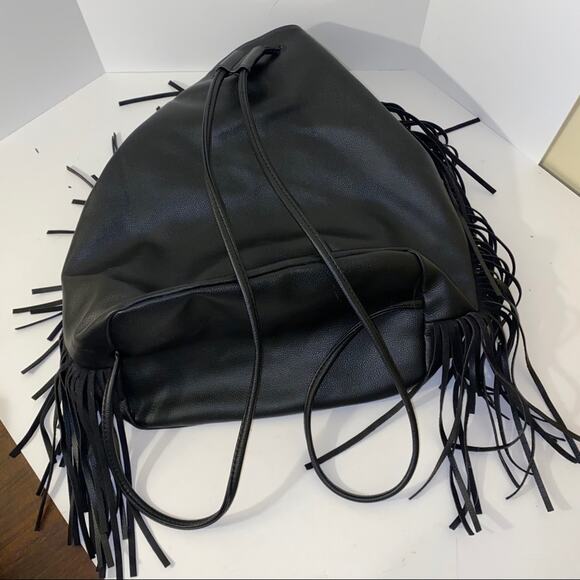 VICTORIAS SECRET fringe vegan leather backpack - Picture 5 of 6
